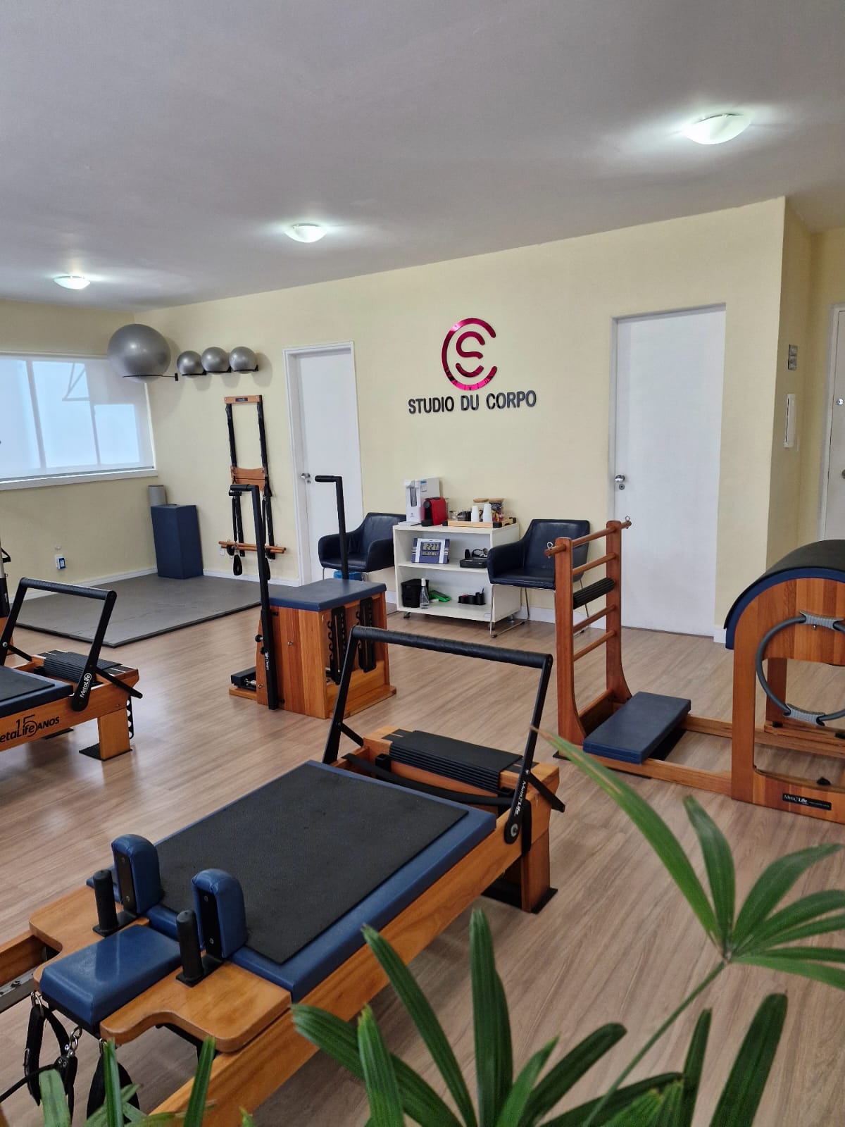 Equipamentos profissionais de pilates no Studio Du Corpo